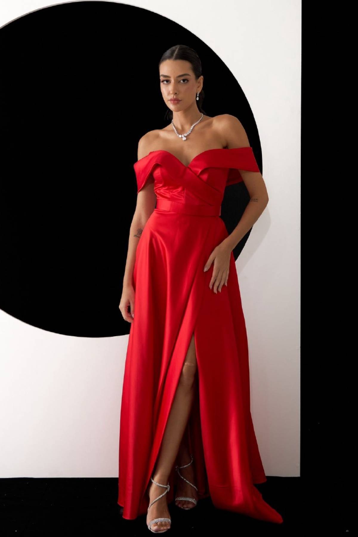 Vestido Camila vermelho