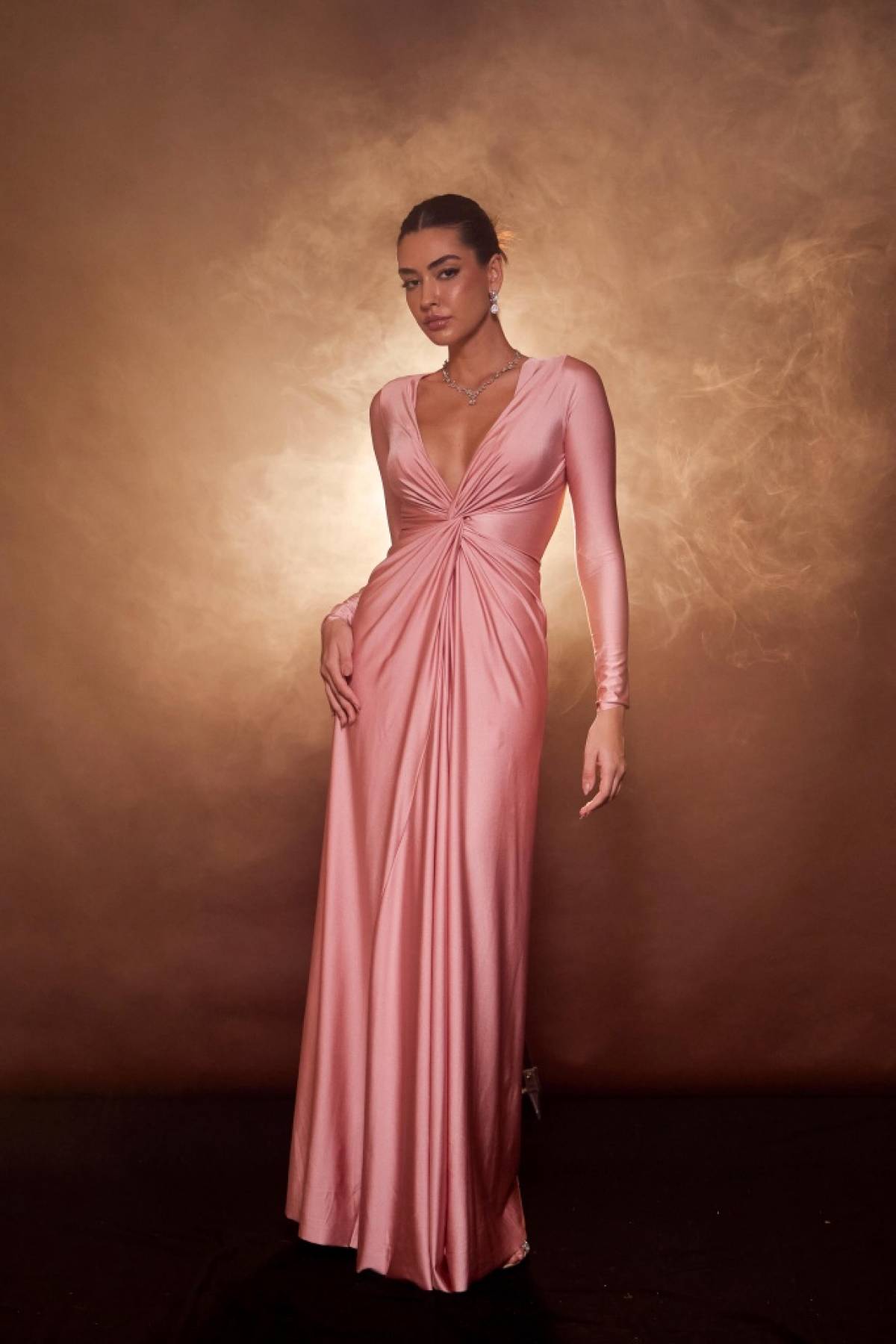 Vestido Alana rosê