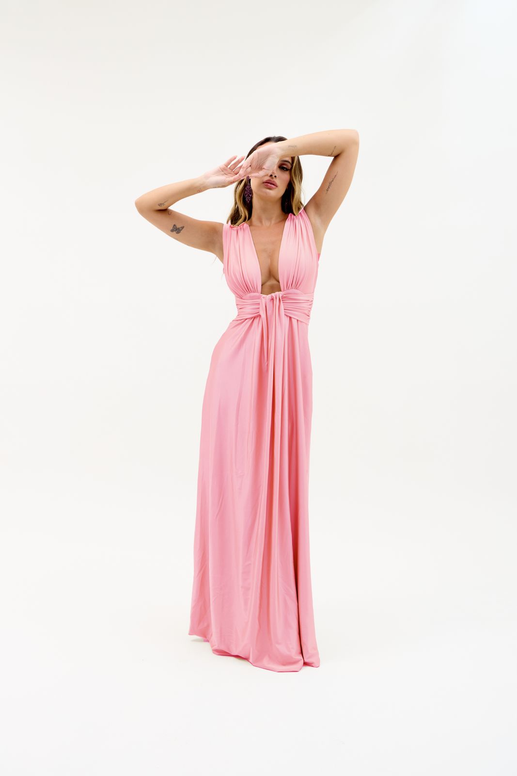 Vestido Maddie rosê