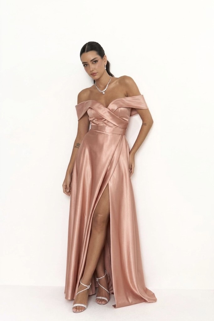 Vestido Camila rosê