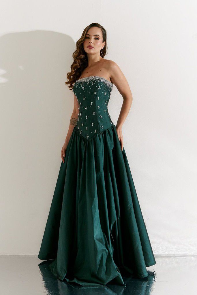 Vestido Astúria Verde